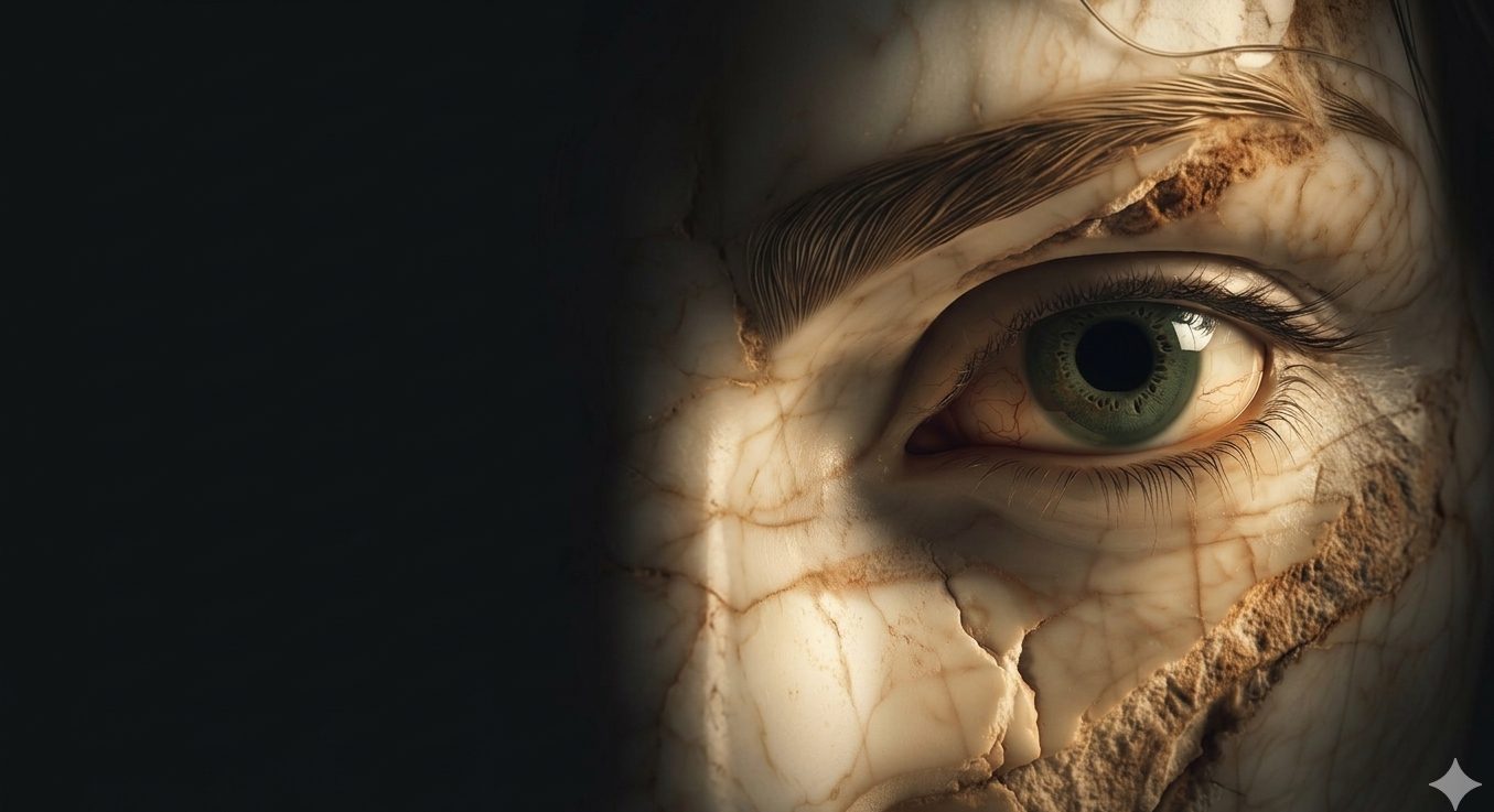 Фрагмент мраморной скульптуры